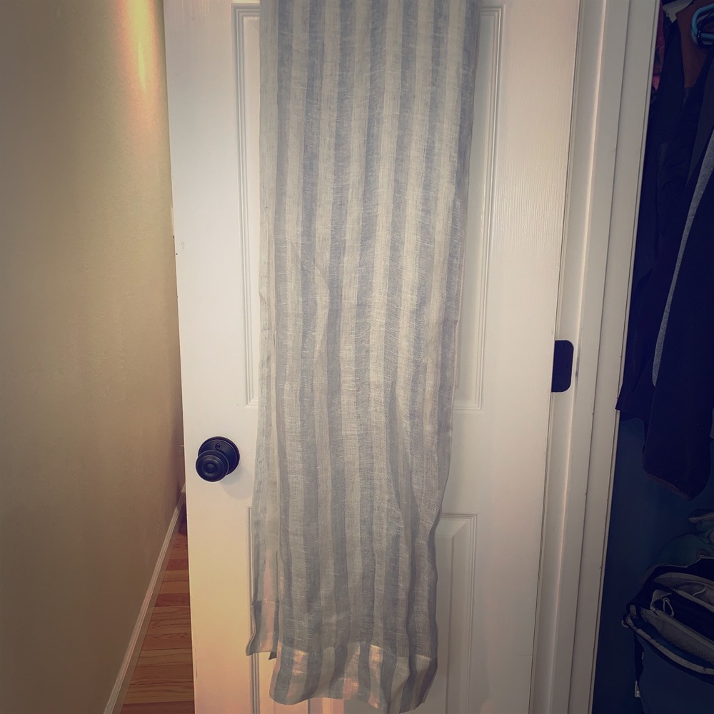 100% Linen window Panels (2)